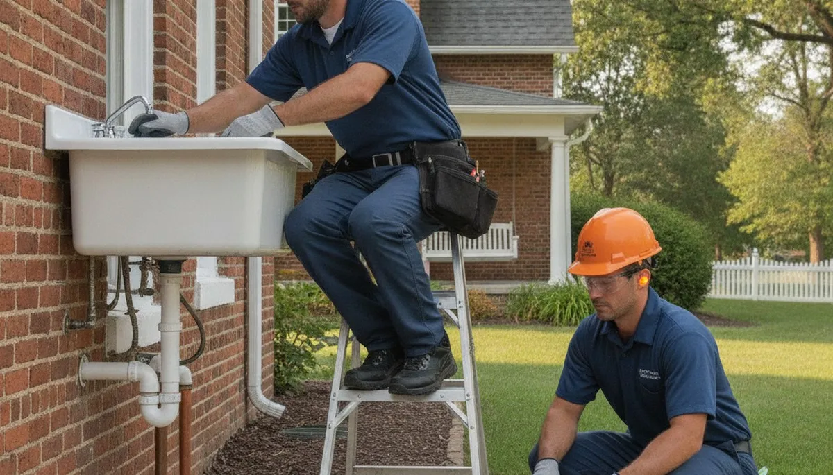 Plumbing repair service van in Oak Park, IL for residential and emergency plumbing repairs