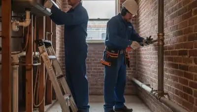Plumbing repair technician in Oak Park, IL serving local residential plumbing needs