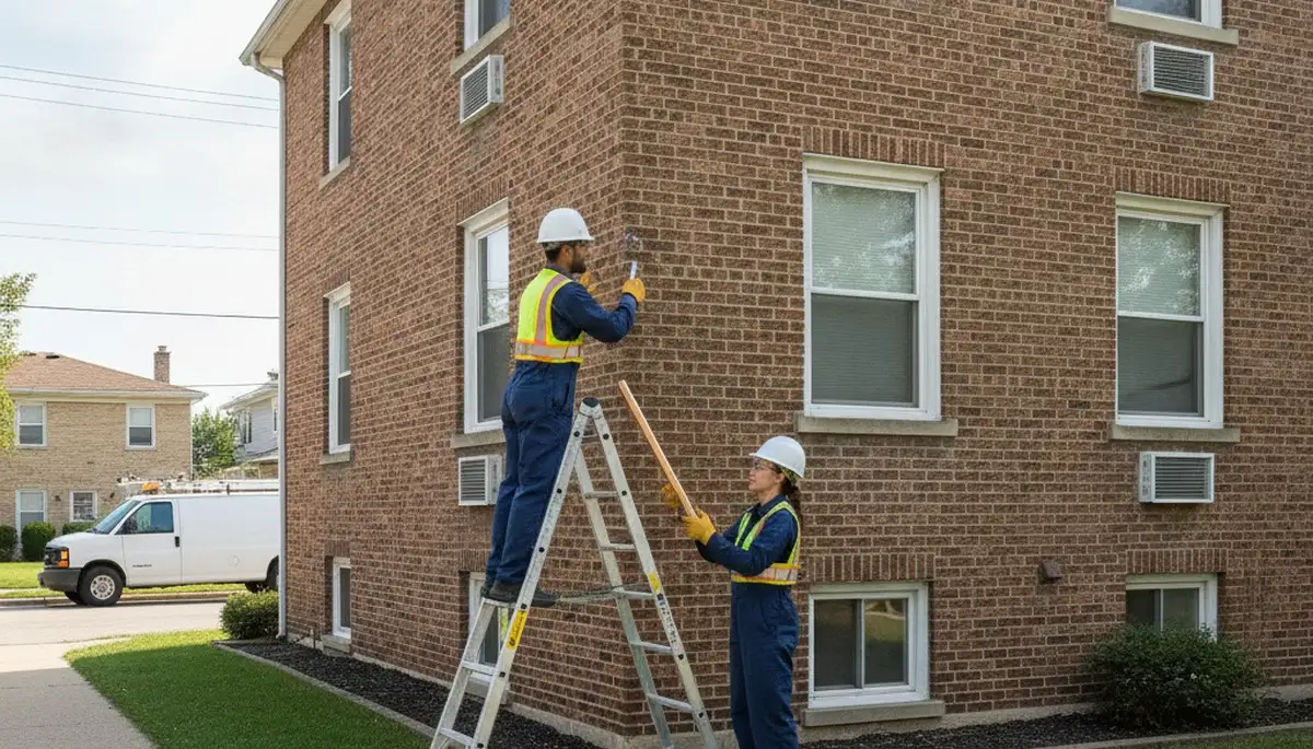 Plumber repairing a leak in Oak Park, IL for plumbing repair service