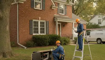 Plumber repairing a sink in Oak Park, IL for fast plumbing repair service