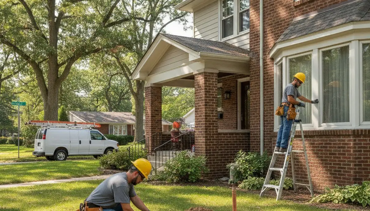 Plumber repairing a sink in Oak Park, IL for plumbing repair service