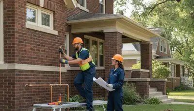 Plumbing repair technician serving Oak Park, IL with professional local plumbing service