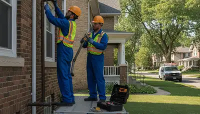 Plumbing repair technician serving Oak Park, IL with professional residential plumbing service