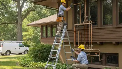 Professional plumber providing plumbing repair service in Oak Park, IL