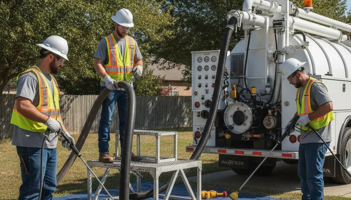Oak Park, IL septic tank cleaning service by On Call Plumbers for local homes