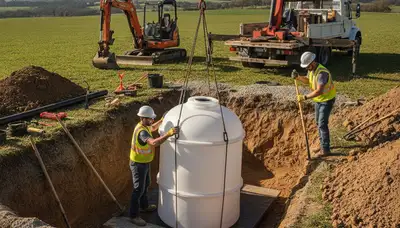 Septic tank installation for Oak Park, IL homes by On Call Plumbers